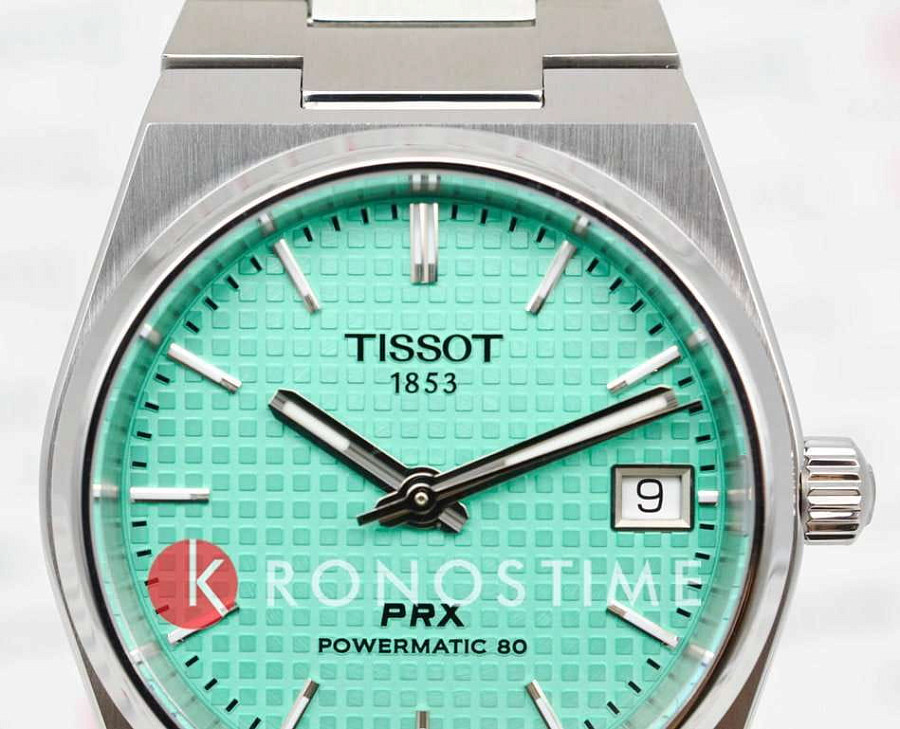 Часы Tissot PRX Powermatic 80 35 mm T137.207.11.091.01 — металл сталь, Швейцария