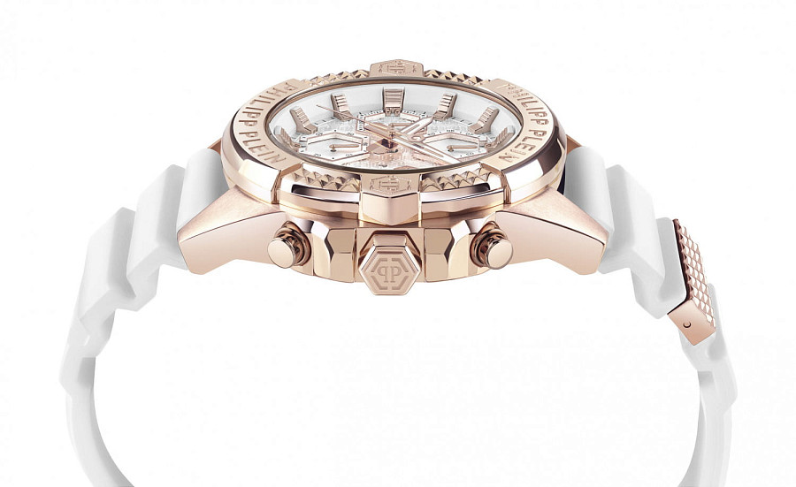 Часы Philipp Plein The $kull Chrono PWWFA0325 — сталь металл, Германия