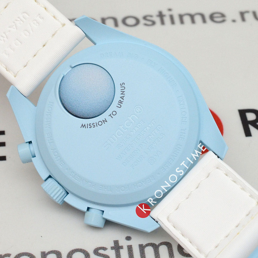 Часы Swatch x Omega Bioceramic Moonswatch Mission to Uranus SO33L100 — артикул SO33L100