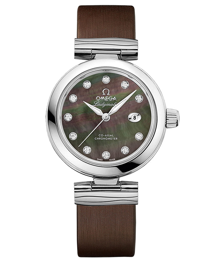 Часы Omega De Ville Ladymatic 425.32.34.20.57.004 — женские, зеленый