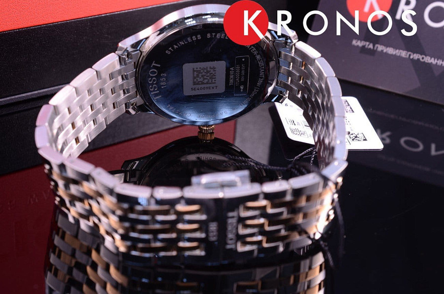 Часы Tissot Tradition T063.610.22.037.01 — сталь c pvd покрытием, мужские