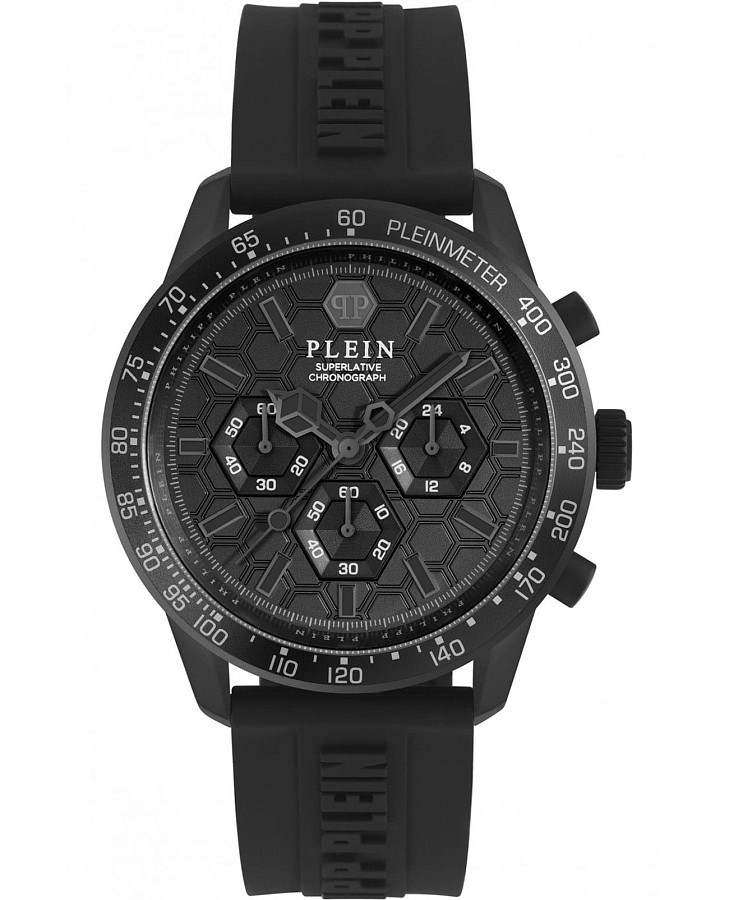 Часы Philipp Plein Pleinmeter PWPYA0324 — мужские, черный