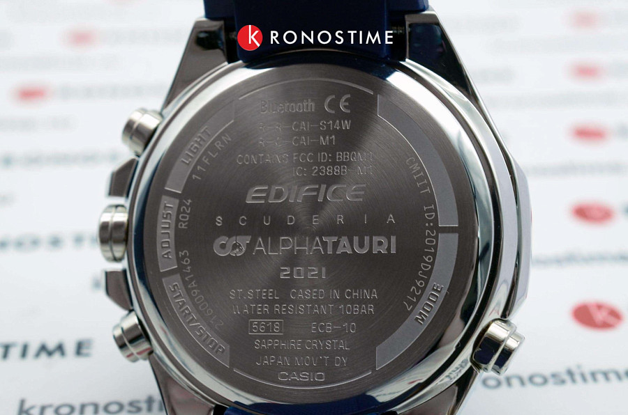 Часы Casio Edifice ECB-10AT-1A — Япония, кварцевые
