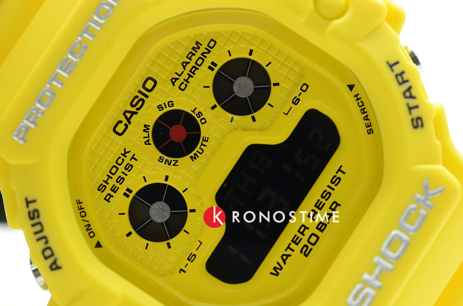Часы Casio G-Shock DW-5900RS-9 — пластик, желтый