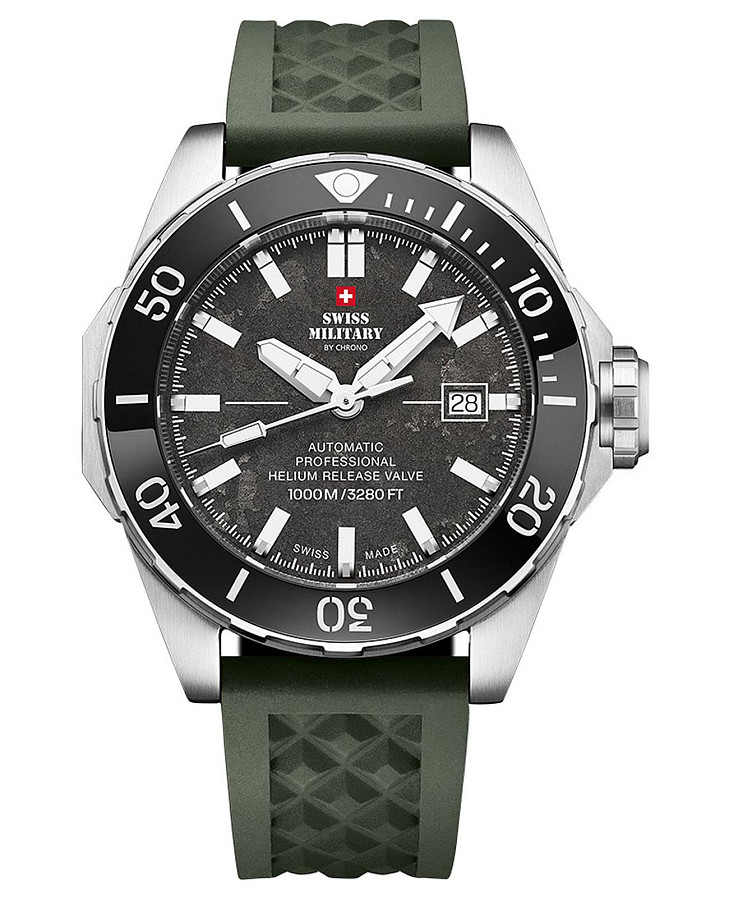 Часы Swiss Military by Chrono SMA34092.09 — мужские, серый