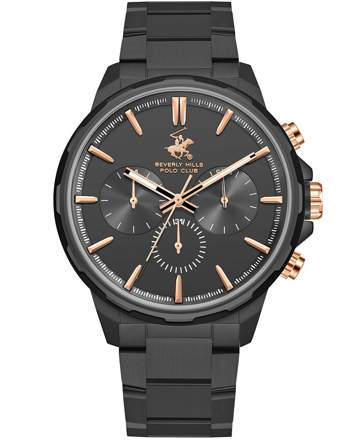 Часы Beverly Hills Polo Club BP3651X.661 — мужские, черный