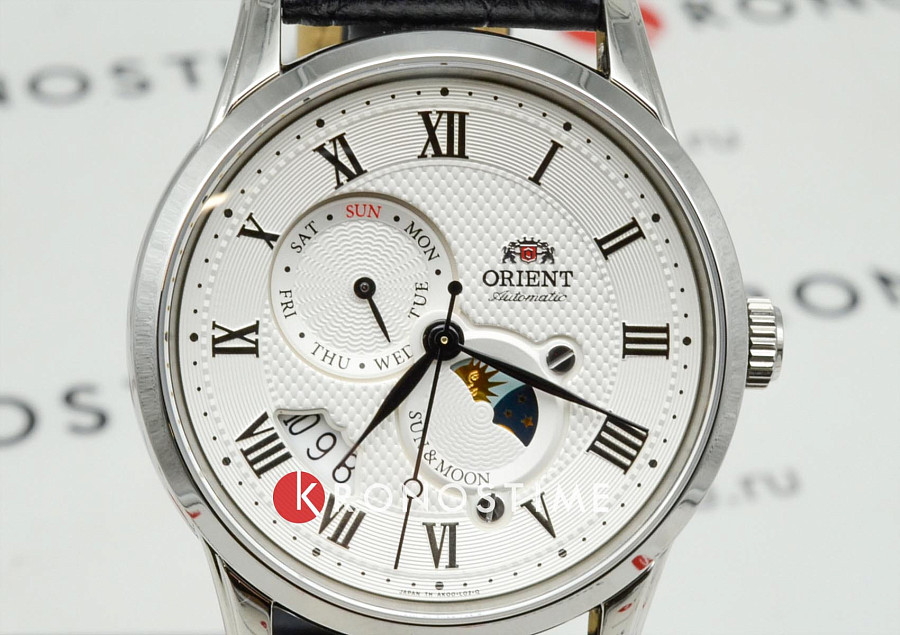Часы Orient Sun and Moon RA-AK0005J (RN-AK0005J) — металл сталь, Япония