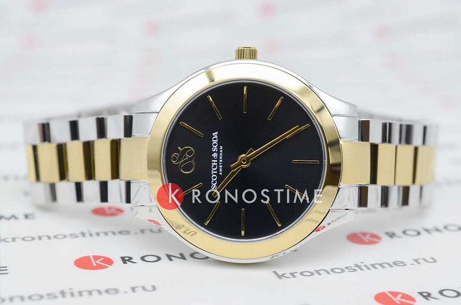 Часы Scotch&Soda SSW.138D — кварцевые, металл сталь