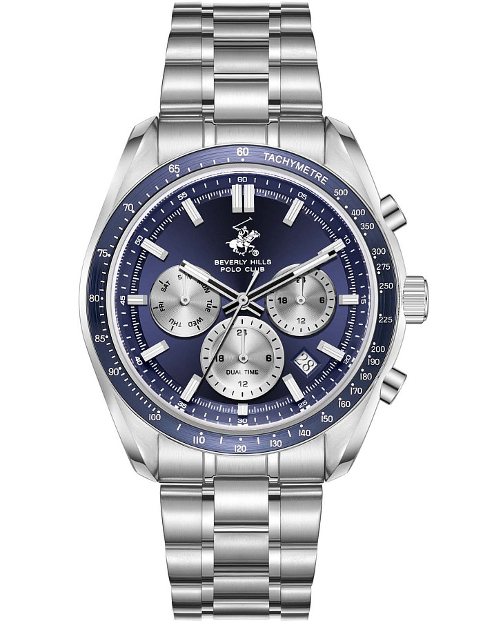 Часы Beverly Hills Polo Club BP3814X.390 — мужские, синий