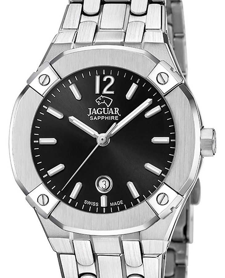 Часы Jaguar Diplomatic Quartz Lady J1016/3 — кварцевые, сталь металл