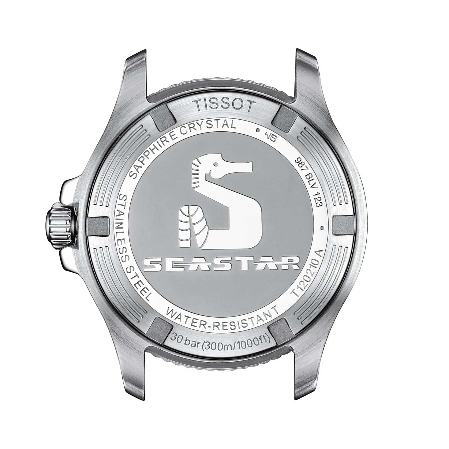 Часы Tissot Seastar 1000 36mm T120.210.22.111.00 — кварцевые, Швейцария, женские