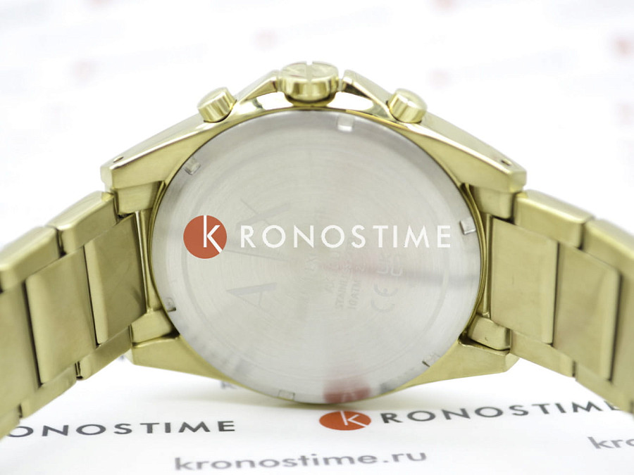 Часы Armani Exchange Drexler AX2611 — мужские, сталь с ip покрытием