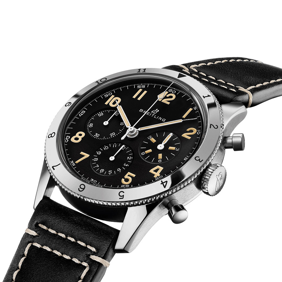 Часы Breitling AVI REF. 765 1953 Re-Edition AB0920131B1X1 — механические, металл сталь