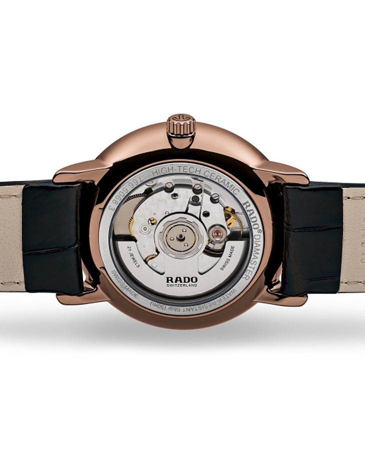 Часы Rado Diamaster R14068016 — кожаный, мужские