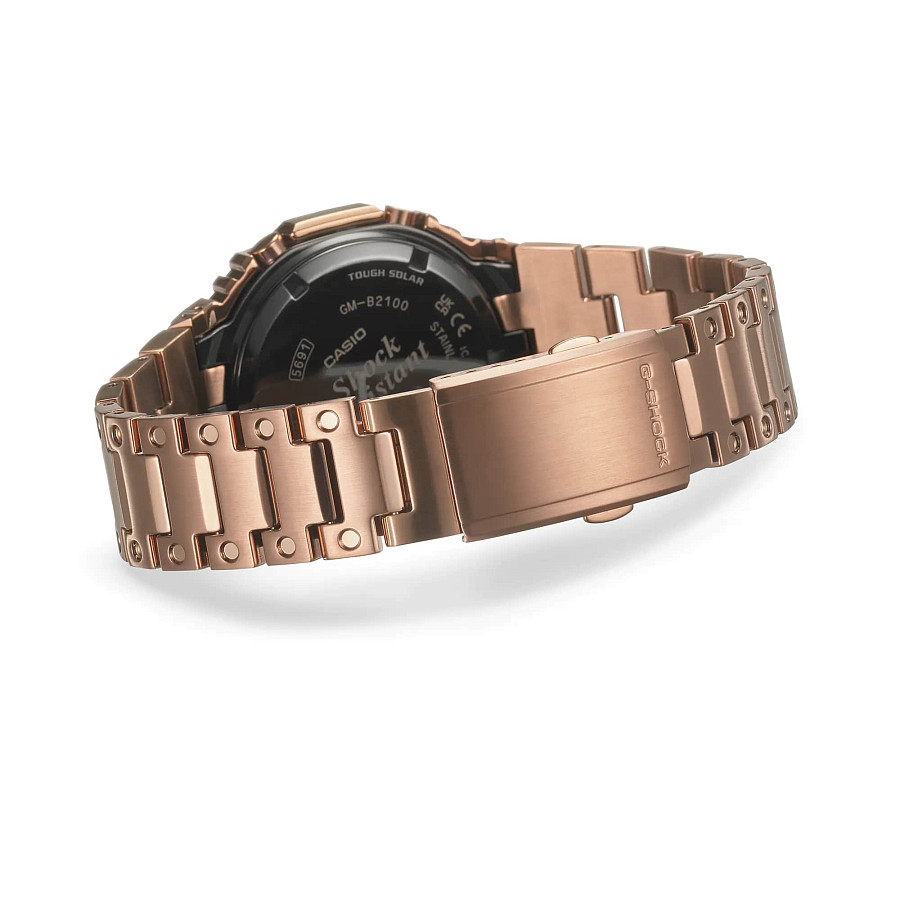 Часы Casio G-Shock GM-B2100GD-5ADR (GM-B2100GD-5A) — мужские, сталь с ip покрытием