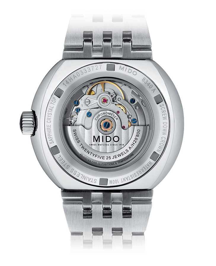Часы Mido All Dial Chronometer M8340.4.B1.11 — механические, металл сталь