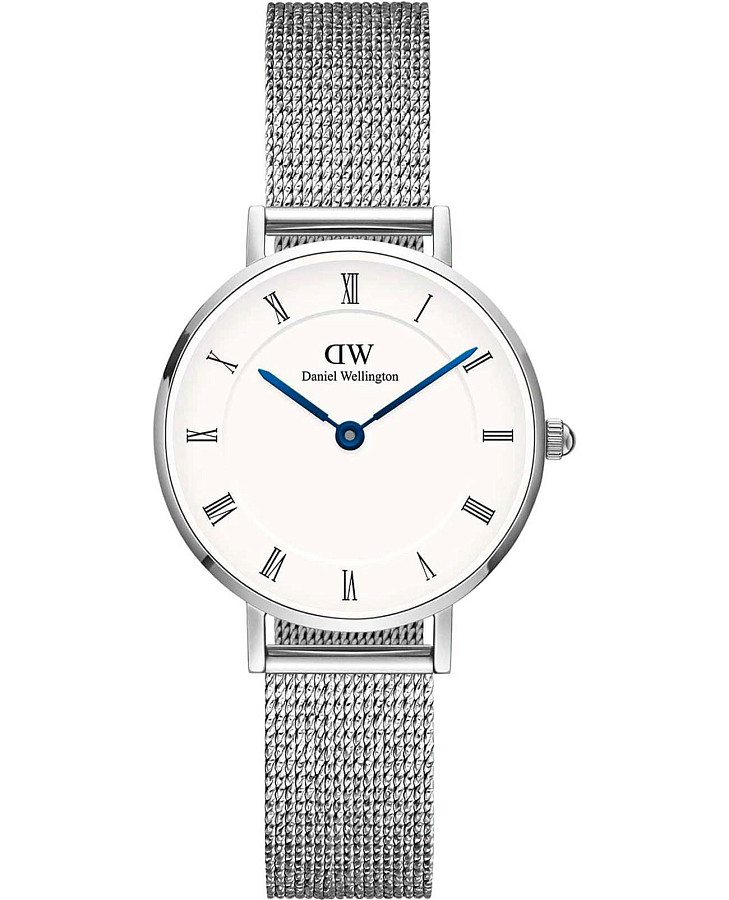 Часы Daniel Wellington Petite Roman Numerals Sterling DW00100684 — женские, белый