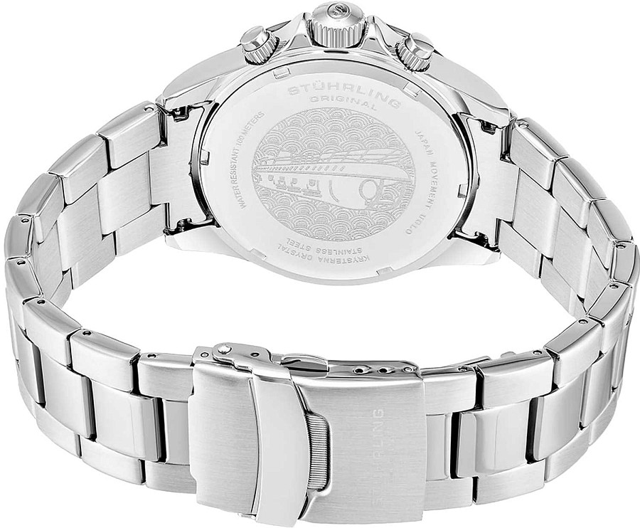 Часы Stuhrling Monaco 3960.2 — кварцевые, сталь металл