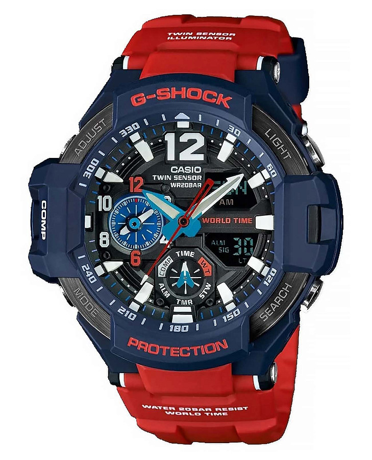 Часы Casio G-Shock GA-1100-2ADR — мужские, черный