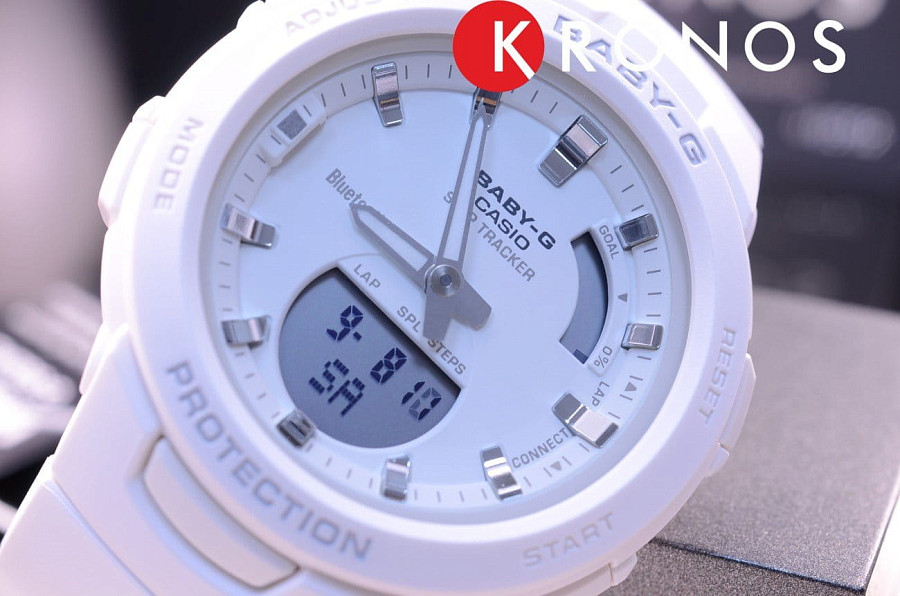 Часы Casio Baby-G BSA-B100-7A — пластик, Япония