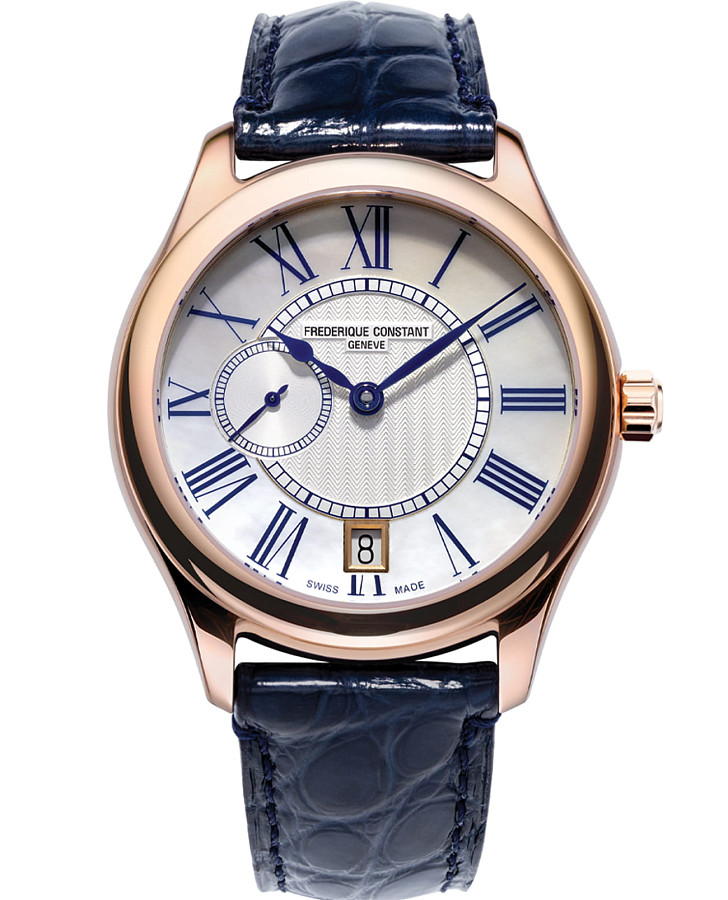 Часы Frederique Constant Ladies Automatic Small Seconds FC-318MPWN3B4 — женские, белый