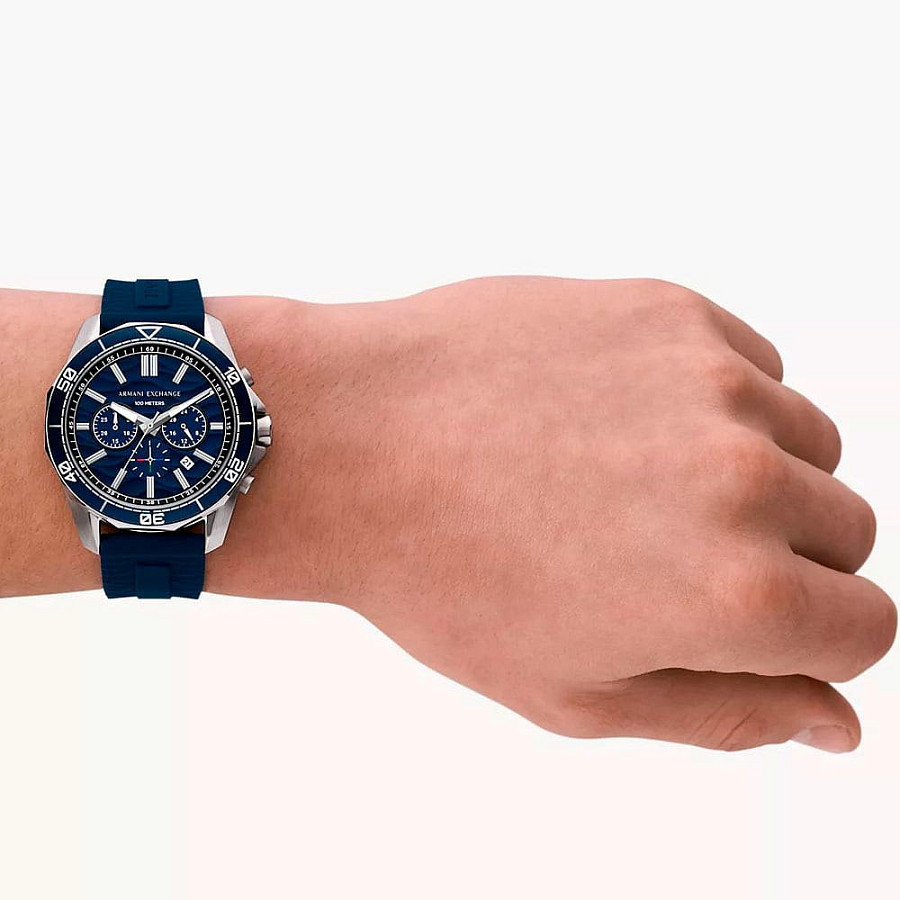 Часы Armani Exchange Spencer AX1960 — кварцевые, металл сталь