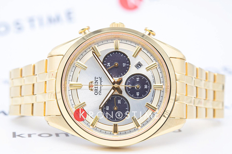 Часы Orient Chronograph RA-TX0301G (RN-TX0301G) — кварцевые, сталь металл