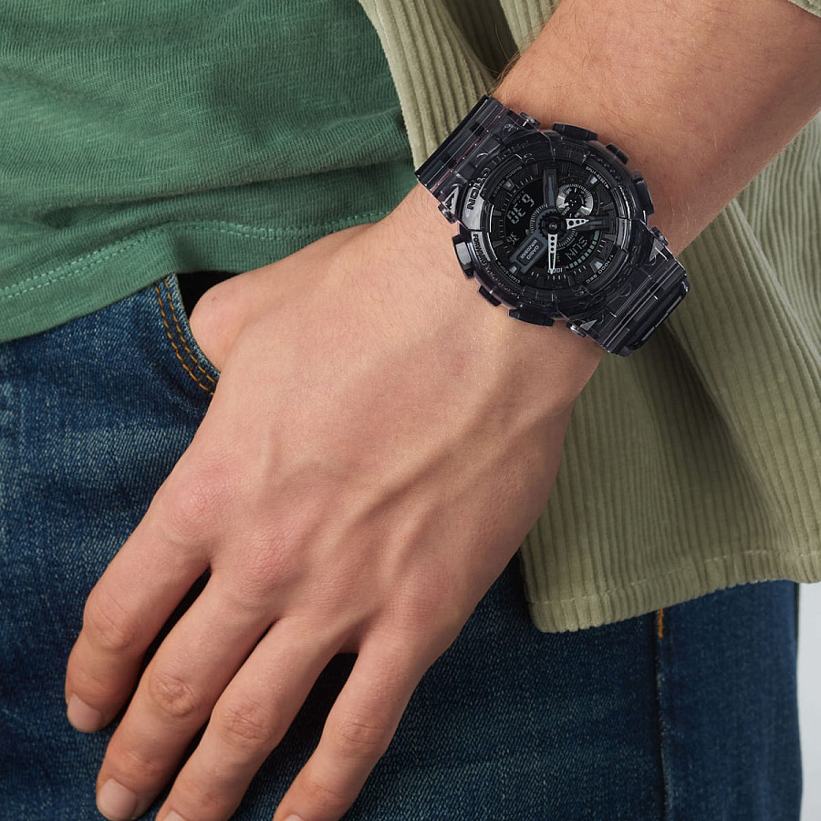 Часы Casio G-Shock GA-110SKE-8A — электронные, пластик