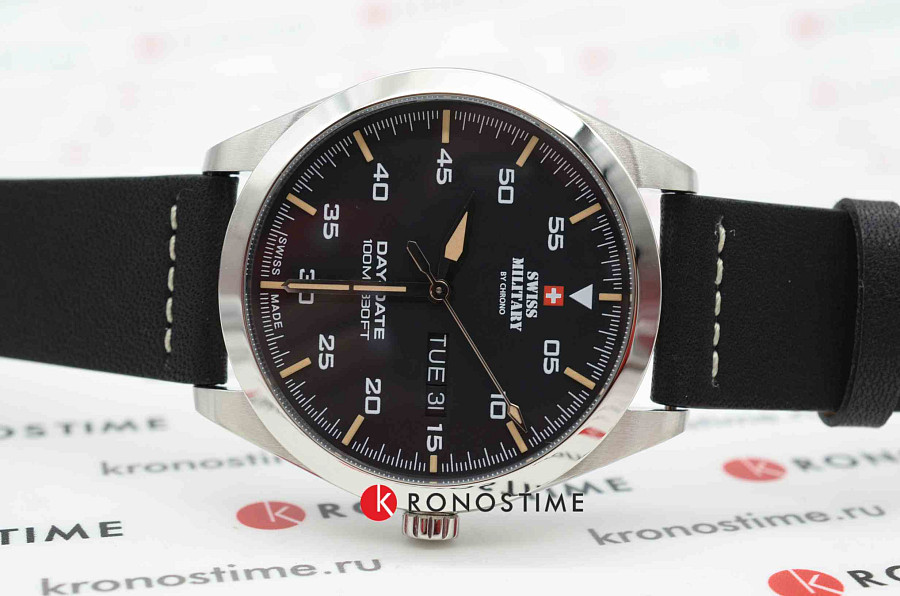 Часы Swiss Military by Chrono SM34087.04 — кварцевые, металл сталь