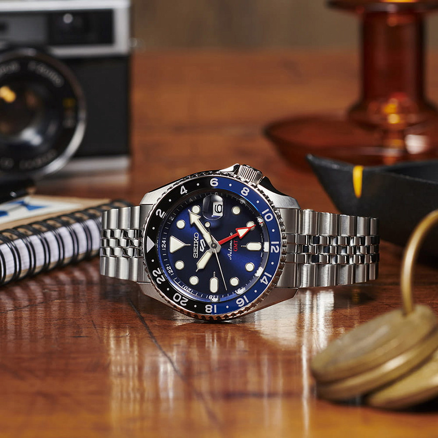Часы Seiko 5 Sports SSK003K1 — механические, сталь металл