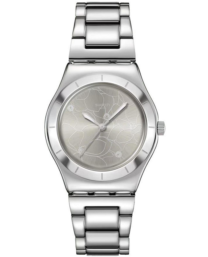 Часы Swatch Gent Petal Bliss YLS237G — женские, серый
