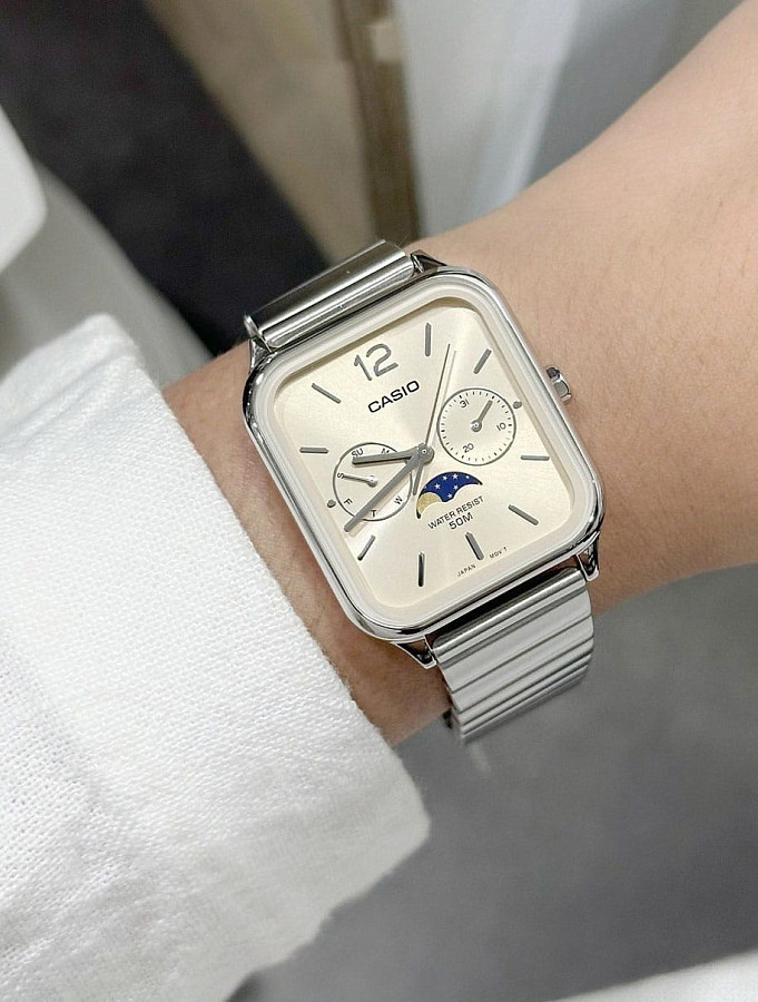 Часы Casio Collection MTP-M305D-9A — кварцевые, сталь металл