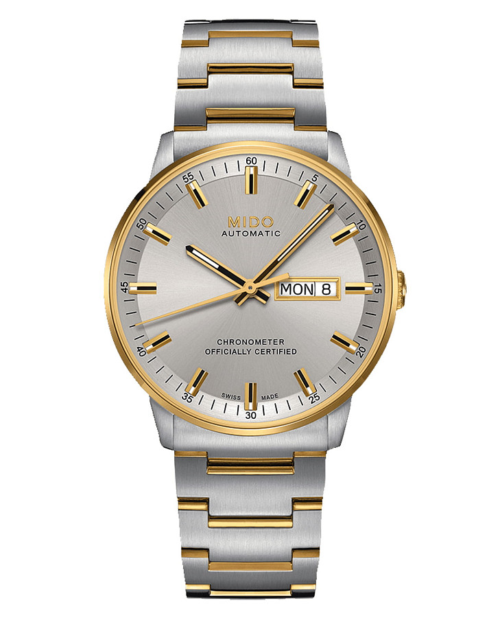 Часы Mido Commander Chronometer M021.431.22.071.00 — мужские, серебристый