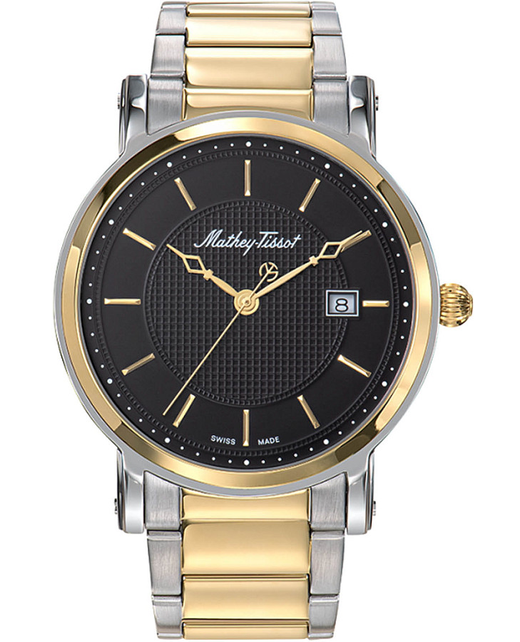 Часы Mathey-Tissot City H611251MBN — мужские, черный