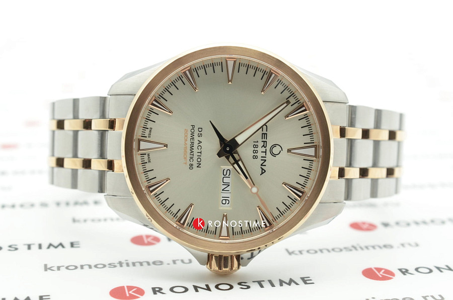 Часы Certina DS Action Day-Date Powermatic 80 C032.430.22.031.00 — артикул C0324302203100