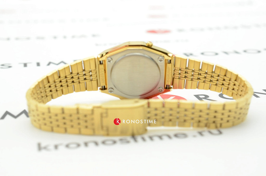 Часы Casio Illuminator LA690WEGA-9 — сталь с ip покрытием, женские