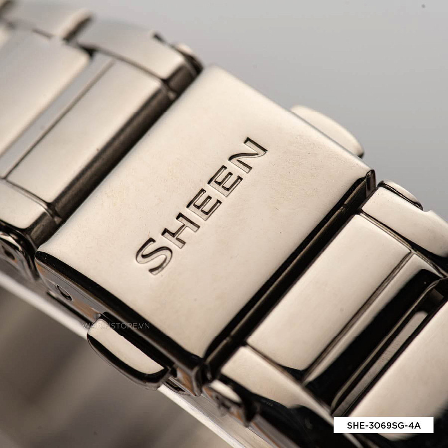 Часы Casio Sheen SHE-3069SG-4AUDF — кварцевые, металл сталь