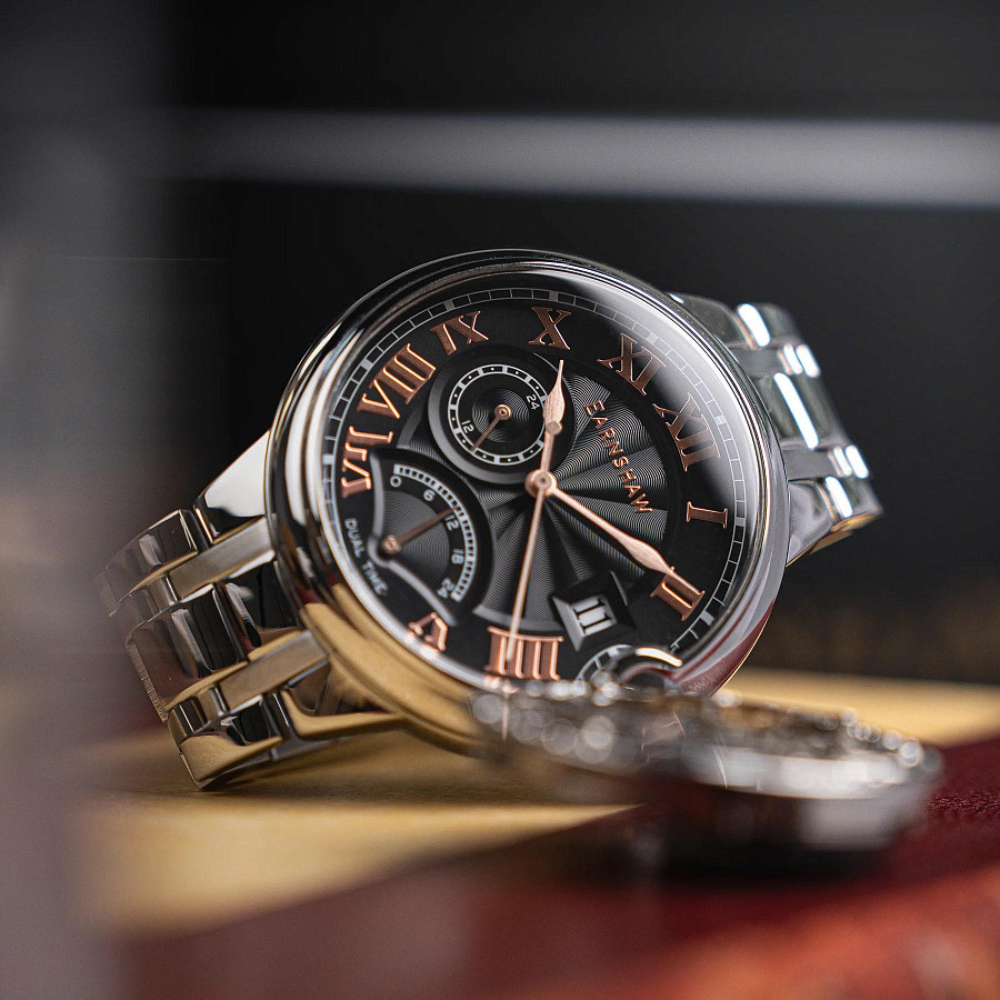 Часы Earnshaw Barallier ES-8288-33 — сталь металл, Англия