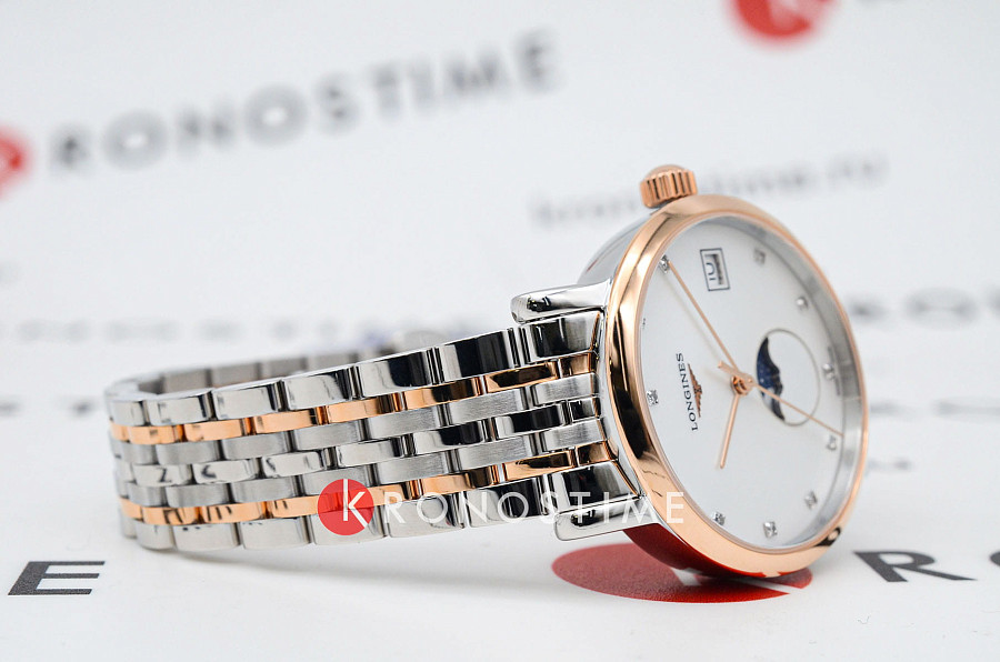 Часы Longines Elegant Collection Moonphase L4.330.5.87.7 — металл сталь, Швейцария