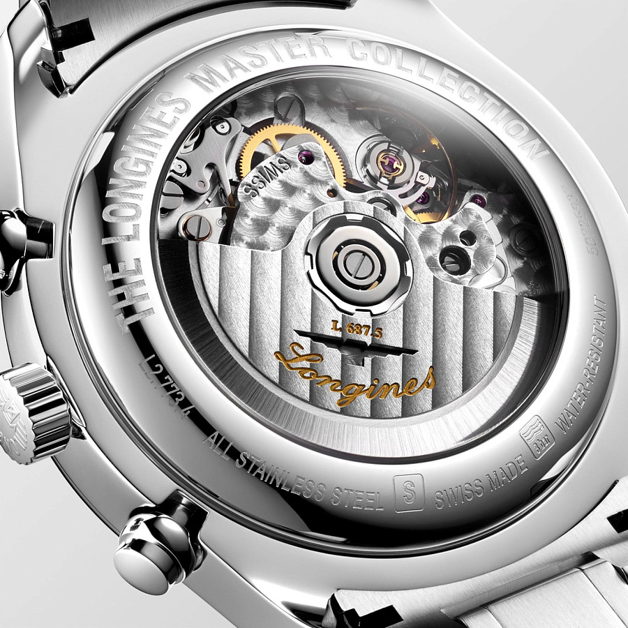 Часы Longines Master Collection L2.773.4.78.6 — серебристый, металл сталь