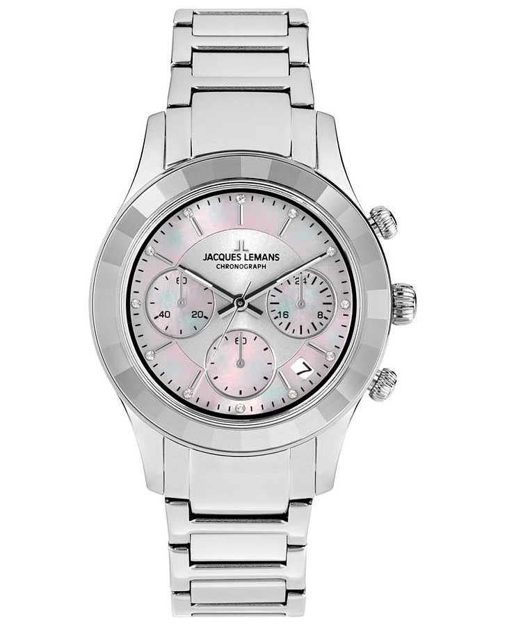 Часы Jacques Lemans Venice 1-2151F — женские, перламутровый