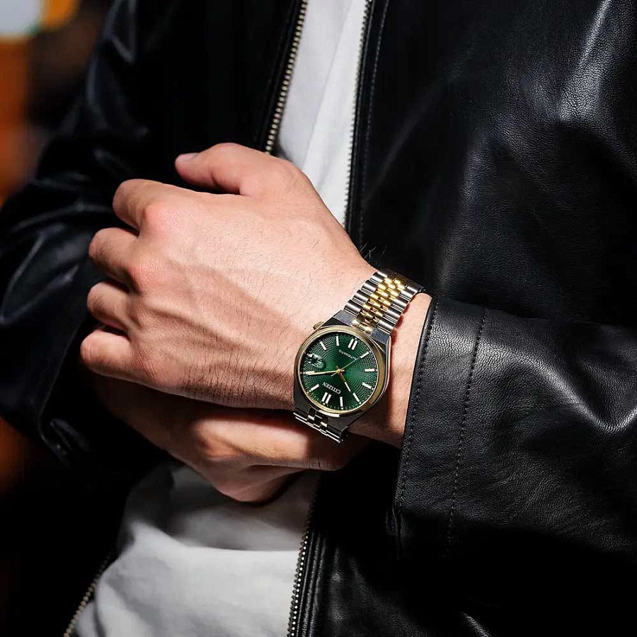 Часы Citizen Tsuyosa NK0024-54X — нержавеющая сталь с pvd-покрытием, мужские