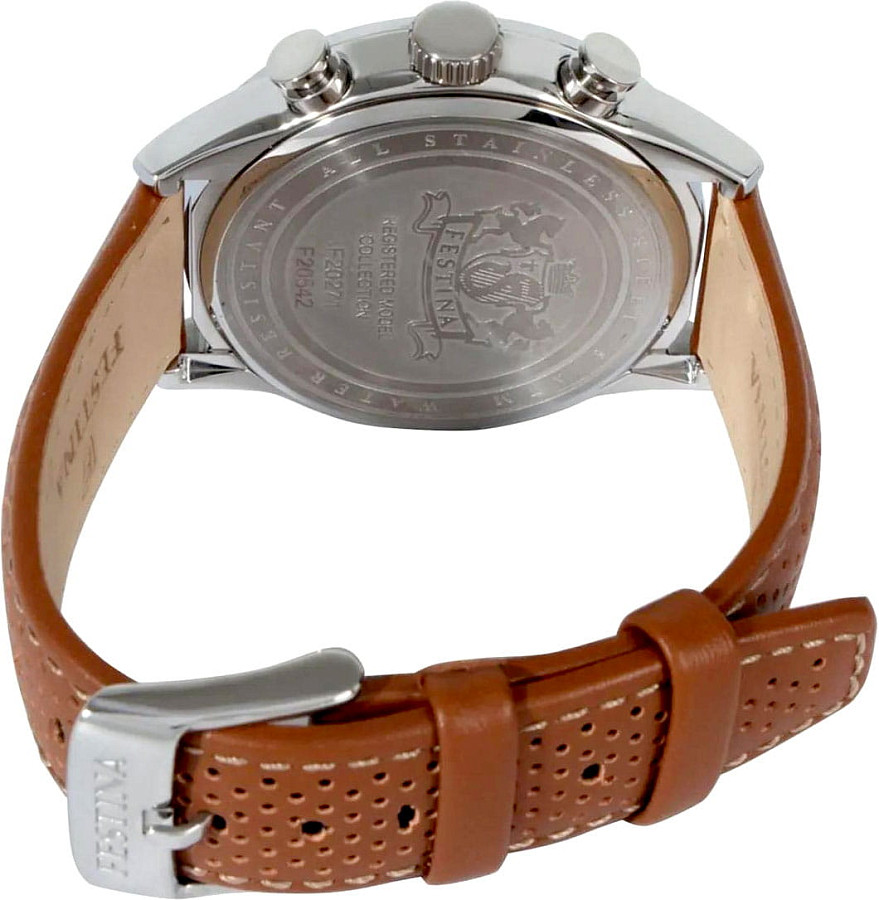 Часы Festina Timeless Chrono F20542/6 — металл сталь, Испания