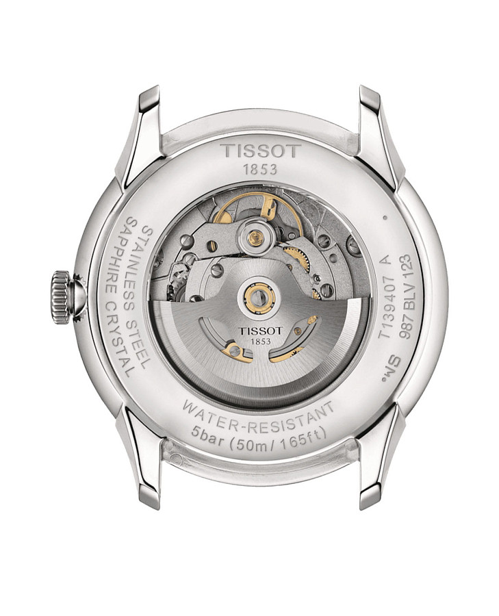 Часы Tissot Chemin des Tourelles Powermatic 80 42 mm T139.407.11.038.00 — сталь металл, Швейцария