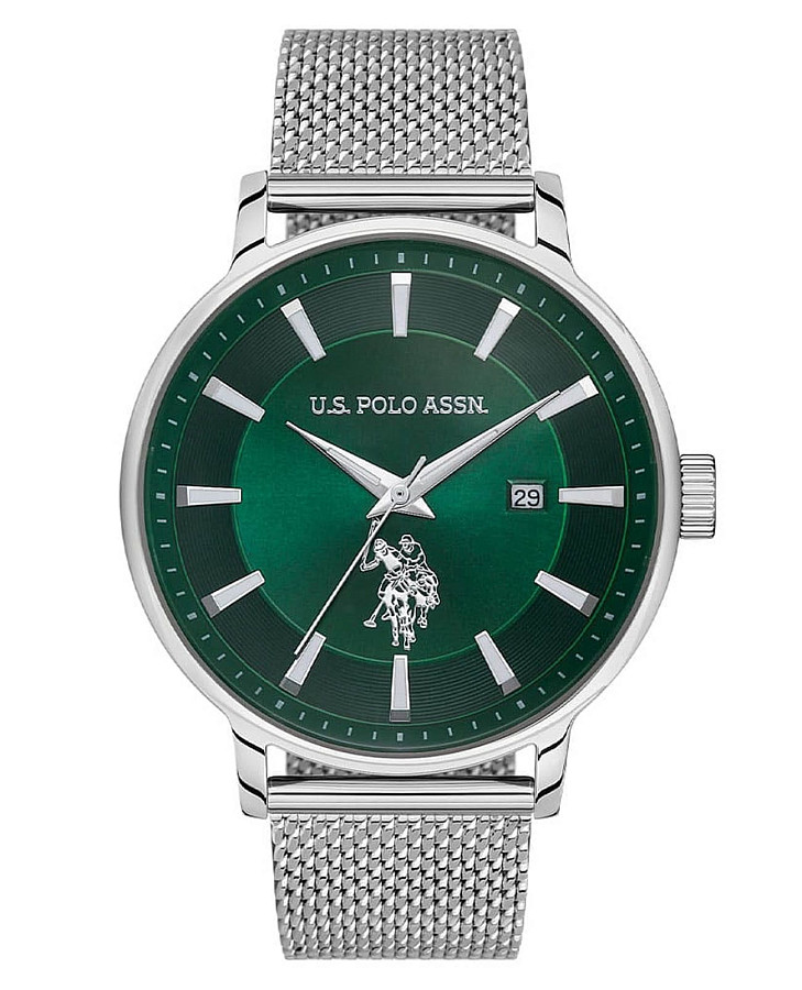 Часы U.S. Polo Assn. Fundamental USPA1070-01 — мужские, зеленый
