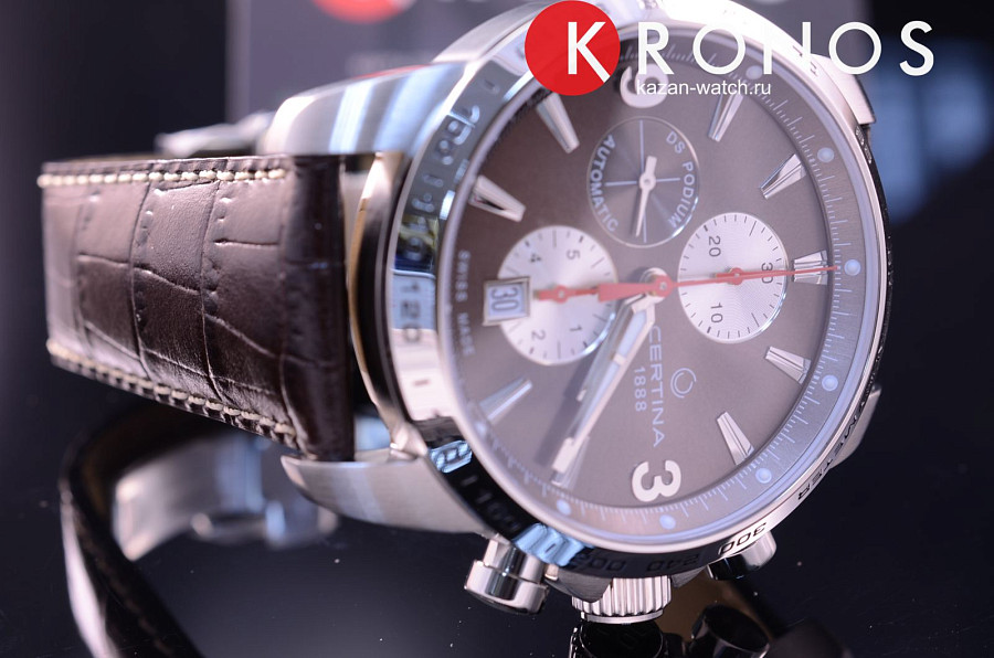 Часы Certina DS Podium Chronograph Automatic C001.427.16.297.00 — автокварц (кинетик), сталь металл