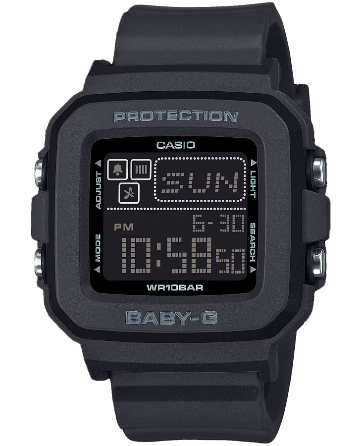 Часы Casio Baby-G BGD-10-1DR (BGD-10-1) — женские, черный