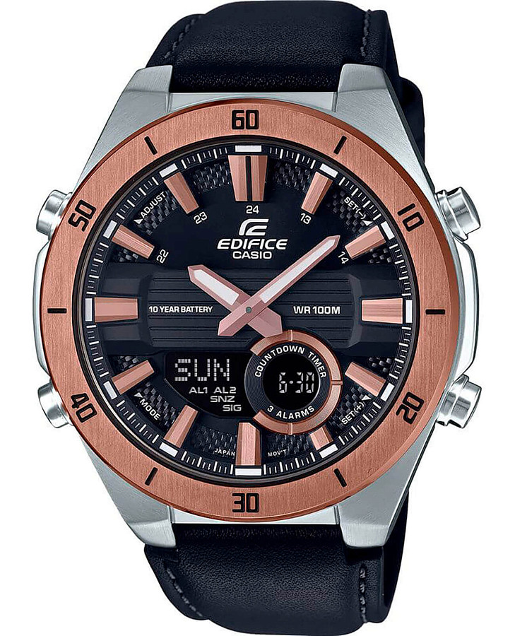 Часы Casio Edifice ERA-110GL-1A — мужские, черный