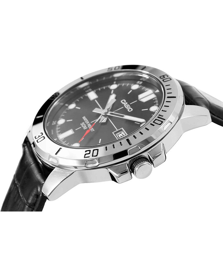 Часы Casio Collection MTP-VD01L-1EVUDF (MTP-VD01L-1E) — кварцевые, металл сталь