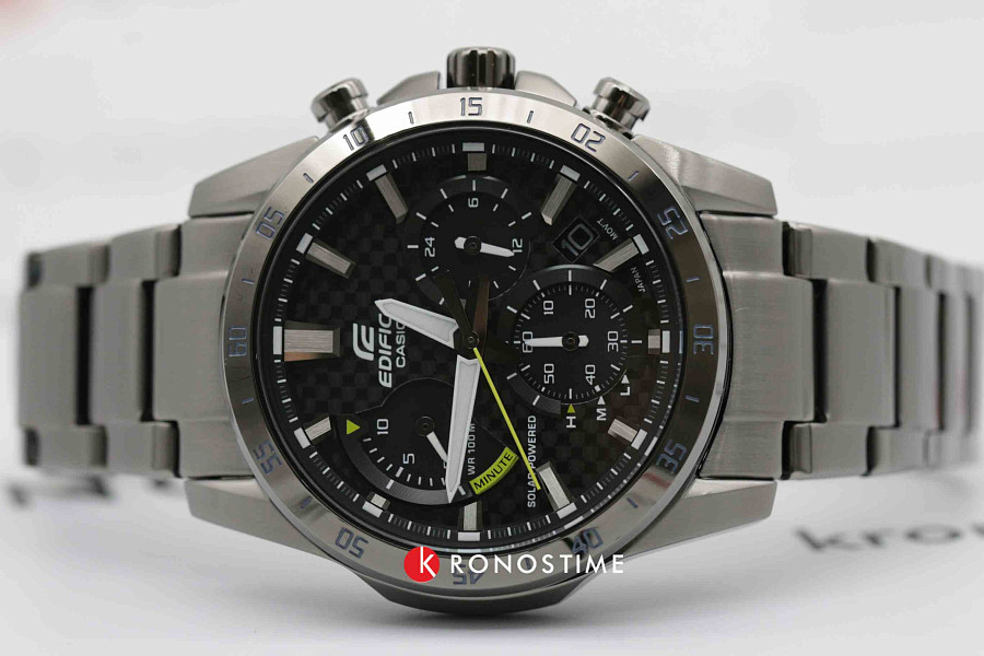 Часы Casio Edifice EQS-930DC-1A — черный, сталь металл